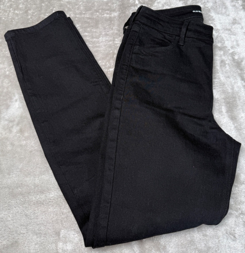 Old Navy Black Jack High Rise WOW Straight Jeans Womens Size 8